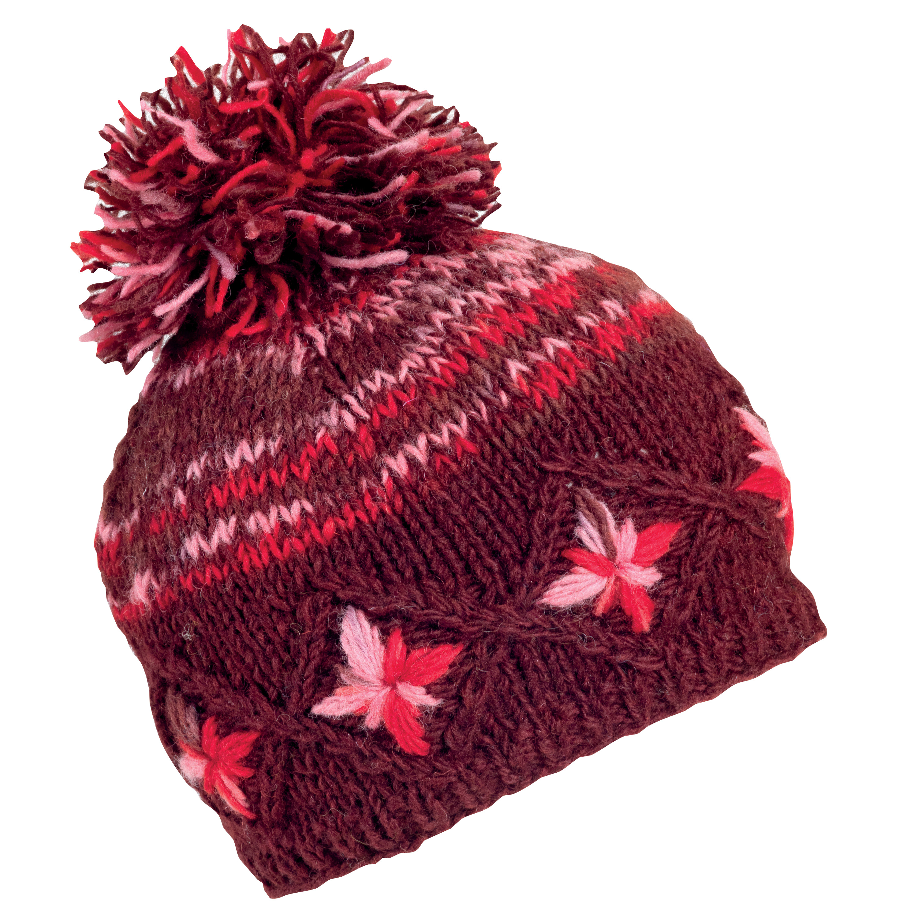 Turtle Fur Women's Nepal Kukee, 100 Wool Handmade Oversized Pom Beanie