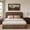 Brown, variant on Queen Size Bed Frame, Upholstered Platform Bed Frame with Adjustable Headboard, Soft Boucle Fabric, Modern Style, No Box Spring Required, Beige