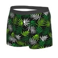 thumbnail image 2 of Haiem Tropical Leaves1 Men's Boxer Briefs, Every Day Comfort Stretch Cotton Moisture-Wicking Underwear-Small, 2 of 9
