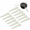 thumbnail image 1 of Cabezal de desbrozadora, cuchillas de repuesto para cortadora de césped y recortadora de jardín, material de nailon que garantiza durabilidad y eficiencia, cuchillas de plástico para modelos STIHL, 1 of 5
