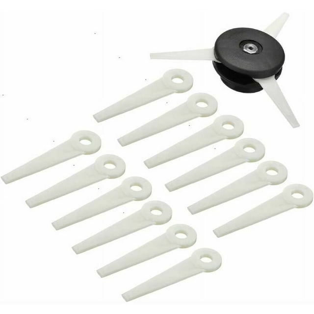 Cabezal de desbrozadora, cuchillas de repuesto para cortadora de césped y recortadora de jardín, material de nailon que garantiza durabilidad y eficiencia, cuchillas de plástico para modelos STIHL
