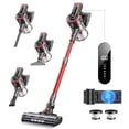 thumbnail image 1 of Aspiradora inalámbrica Powerffy, 40 kPa/450 W, hasta 55 minutos de autonomía, pantalla táctil LED, antienredos y estación de carga para alfombras, suelos duros y pelo de mascotas., 1 of 5