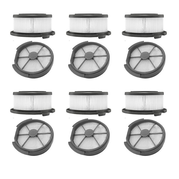 Reemplazo de robots de barrido 6 juegos de filtro frontal y trasero de mano para Puppyoo T12 T12 Plus Pro
