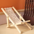thumbnail image 3 of Miangastore Modèle de Chaise Longue de Plage Simulé Miniature Décoration de Maison de Poupée, 3 of 8