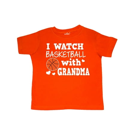 

Inktastic I Watch Basketball with Grandma Gift Toddler Boy Girl T-Shirt