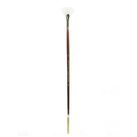 - Robert Simmons White Sable Watercolor Brush, Long Handle, Fan Blender, 2