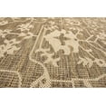 thumbnail image 4 of 8' x 11.25' Brown and Beige Border Rectangular Outdoor Area Throw Rug, 4 of 6