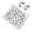 Silver, variant on Jingle Bells for Crafts (14mm), 50 Pieces Gold Mini Bells for DIY Jewelry, Pet Collars, and Holiday Decorations