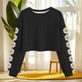 thumbnail image 2 of Jacenvly Hauts à Manches Longues pour Femmes Liquidation Mode T-shirt à Manches Longues Imprimé pour Femmes Ample Décontracté Col Rond Chandail Haut de Sport Hauts à Manches Longues pour Femmes Liquidation, 2 of 6