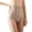 Beige, variant on Womens Lace Trim High Waist Seamless Shaper Panty Tummy Control Lift Elegant Comfortable Shapewear Beige L
