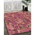 thumbnail image 2 of Ahgly Company Indoor Square Patterned Crimson Red Area Rugs, 8' Square, 2 of 6