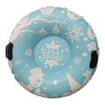 thumbnail image 1 of DYNWAVECA Tube à Neige Gonflable Rond en PVC Épaissi pour Stations de Ski Bleu, 1 of 6