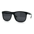 thumbnail image 5 of Polarized Classic Gentleman Mens Simple Sporty Horn Rim Plastic Sunglasses [Black Green - Black], 5 of 7