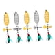 thumbnail image 3 of Señuelos de pesca con mosca,Señuelos giratorios para pesca con mosca Moscas para pesca con mosca,Bass Popper pesca con mosca moscas señuelo cebos de superficie,Señuelos de pesca Señuelos, 3 of 9