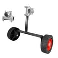 thumbnail image 4 of Roues Auxiliaires de Tondeuse avec Raccord de Montage Pièces Universelles Durables Portatives Roue Flexible Réglable Diamètre 28 mm, 4 of 8