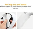 thumbnail image 4 of ZOUSSIQI 2Pcs Controller Grip Cover for VR2, All Round Anti Slip VR Handle Sticky Silicone Cover for VR2 (Transparent) CA919-32618, 4 of 9