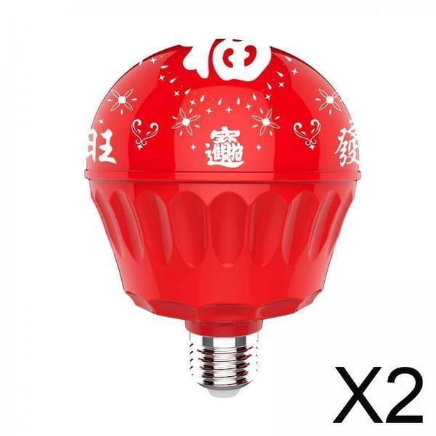 Luz de atmósfera,Luz colorida de Fuzi Luz de atmósfera colorida,Bombilla de luz LED roja Fuzi Linterna del festival de primavera,Lámpara de personaje Fu colorida Adorno de