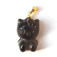 thumbnail image 1 of Colgante cristalino de la caída del collar de piedra de Hello Kitty de la piedra preciosa multi natural del precio barato al por mayor, 1 of 4