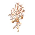 thumbnail image 3 of Guardurnaity Broche de diamantes de imitación para mujer, broche con forma de flor de aleación, regalo de decoración de ropa para ceremonia de Ropa, zapatos y accesorios Miscelánea, 3 of 6