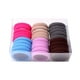 thumbnail image 1 of Jumpingount 20 piezas/30 Uds. Coletero para niñas y mujeres, soporte para el cabello, banda elástica de nailon y LICRA, cuerda para niños, lazos Accesorio para el cabello Vistoso S, 1 of 6