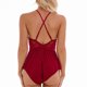 thumbnail image 4 of Gibobby Conjunto ropa interior mujer Tanga de Encaje Nueva Ropa Interior Sexy Lencería Tanga Flor Ropa de Dormir Sujetador de Íntimos Bustier Lingerie(Rojo, CH), 4 of 4