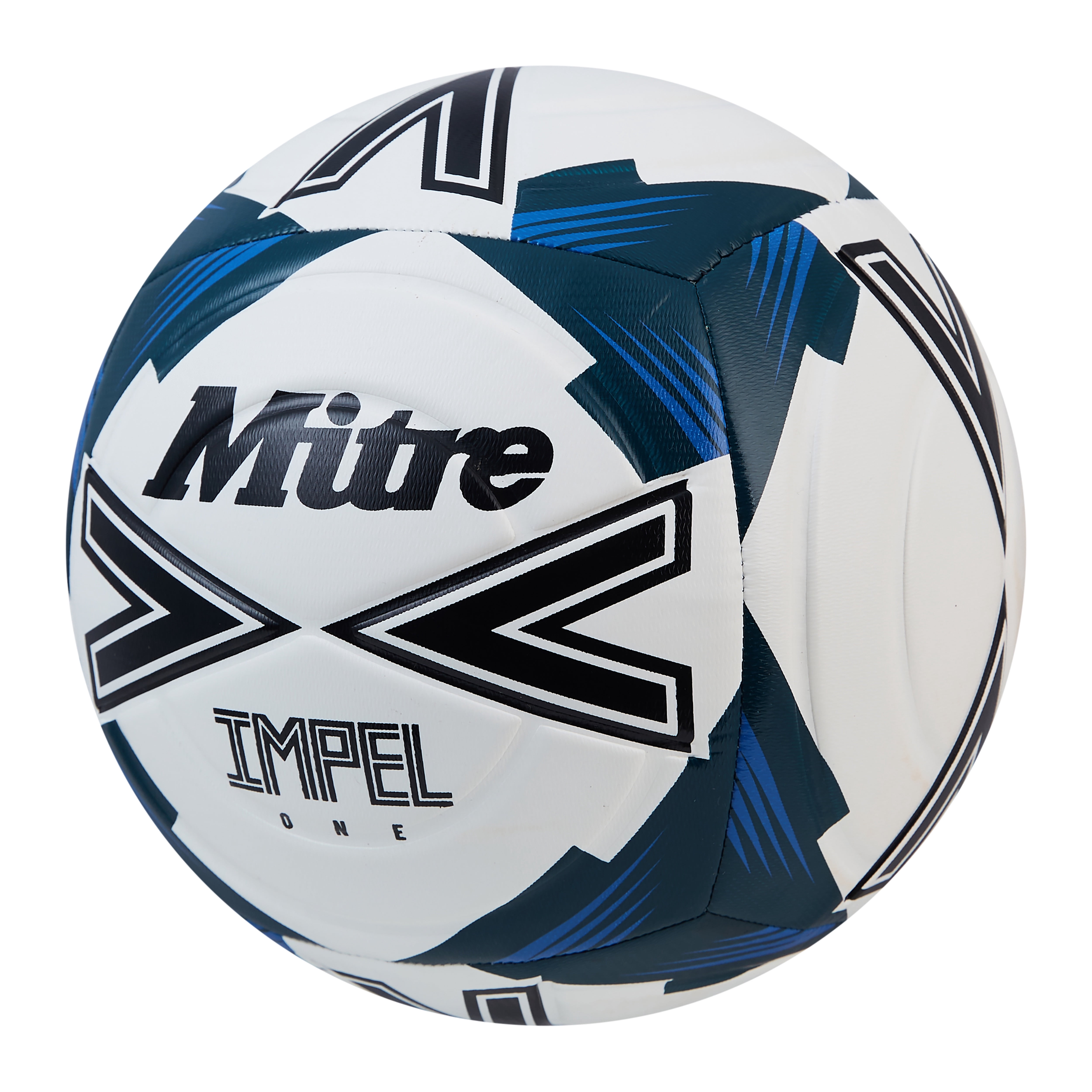 Mitre Impel One Training Soccer Ball – Durable 6-Panel Construction – Soft-Touch Foam & Hyperflow Grooves – for Grass or AstroTurf – Sizes 3,4,5