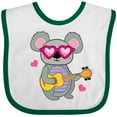 thumbnail image 3 of Inktastic Koala Cute Girls Guitar Girls Baby Bib, 3 of 4