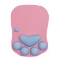 thumbnail image 1 of Alfombrilla de ratón de de dibujos animados en 3D con soporte de muñeca para r el dolor de muñeca para no blandos rosado Jinwen reposamuñecas del ratón, 1 of 8