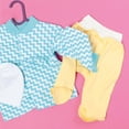 thumbnail image 3 of 50 Ganchos Para Ropa Infantil de Plástico Premium ZOMILUX Perchas de Niña Antideslizantes Rosa, 3 of 5