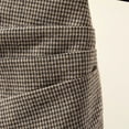 thumbnail image 5 of Prolriy Mini Skirt 2024 Woolen Short Skirt Houndstooth Bag Hip Skirt Autumn and Winter Waist Thin All Irregular A Line Skirts for Women Khaki S, 5 of 7