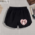 thumbnail image 4 of Amidoa Cotton Girls Shorts Elastic Waist Comfort Waist Summer Shorts Casual Shorts,Gray,11-12 Years, 4 of 6