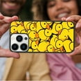 thumbnail image 4 of Funny Yellow Duck for iPhone 13 Mini Case, Cute Aesthetic Kawaii Cartoon Shock-Absorbent Protective,Black, 4 of 6