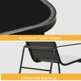 thumbnail image 4 of DWVO 3 Piece Texilene Steel Outdoor Patio Bar Set, Black, 4 of 8