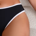 thumbnail image 4 of zaveiop Period Swimwear Sporty Two Piece Menstrual Swimsuits Leakproof Bikini Set Bathing Suits for Women (Black, S), 4 of 7