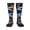 2 Black-1, variant on Thin Blue Line Arizona Flag Knee High Socks for Women Long Leg Warmers Socks
