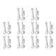 thumbnail image 1 of 3 Unids/set Ganchos Plástico Almacenamiento Multiusos para Mano Bogg () Blanco, 1 of 6
