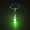 thumbnail image 2 of Fearlessin Keychain Light Zinc Alloy Portable Keyring Lamp Lighting Key Chain Pendant Holder Battery Operated Decorative Handicraft Purple Light, 2 of 6