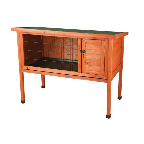 TRIXIE natura Elevated Rabbit Hutch, Single Hutch, for Rabbits or