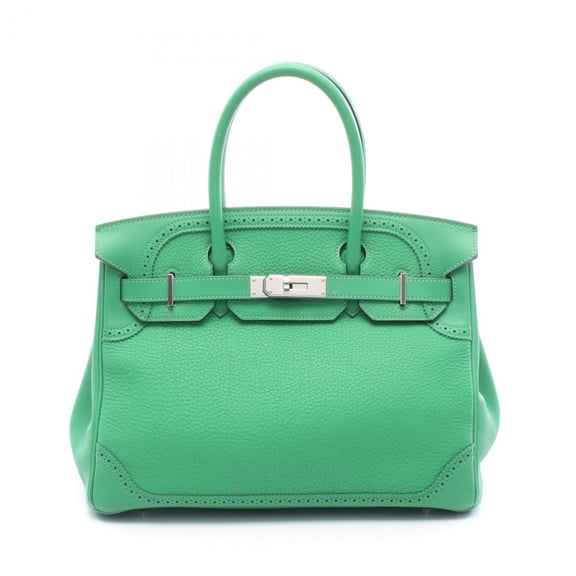 Pre-Owned Hermes Hermès Birkin 30 Gillies handbag in calfskin leather with Togo... (Good)