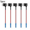thumbnail image 1 of 5-Pack Universal Automotive Fuse Holder Box PVC Mini Fuse Block for Cars RVs Easy Install Multiple Sizes Micro Mini Small Medium, 1 of 8
