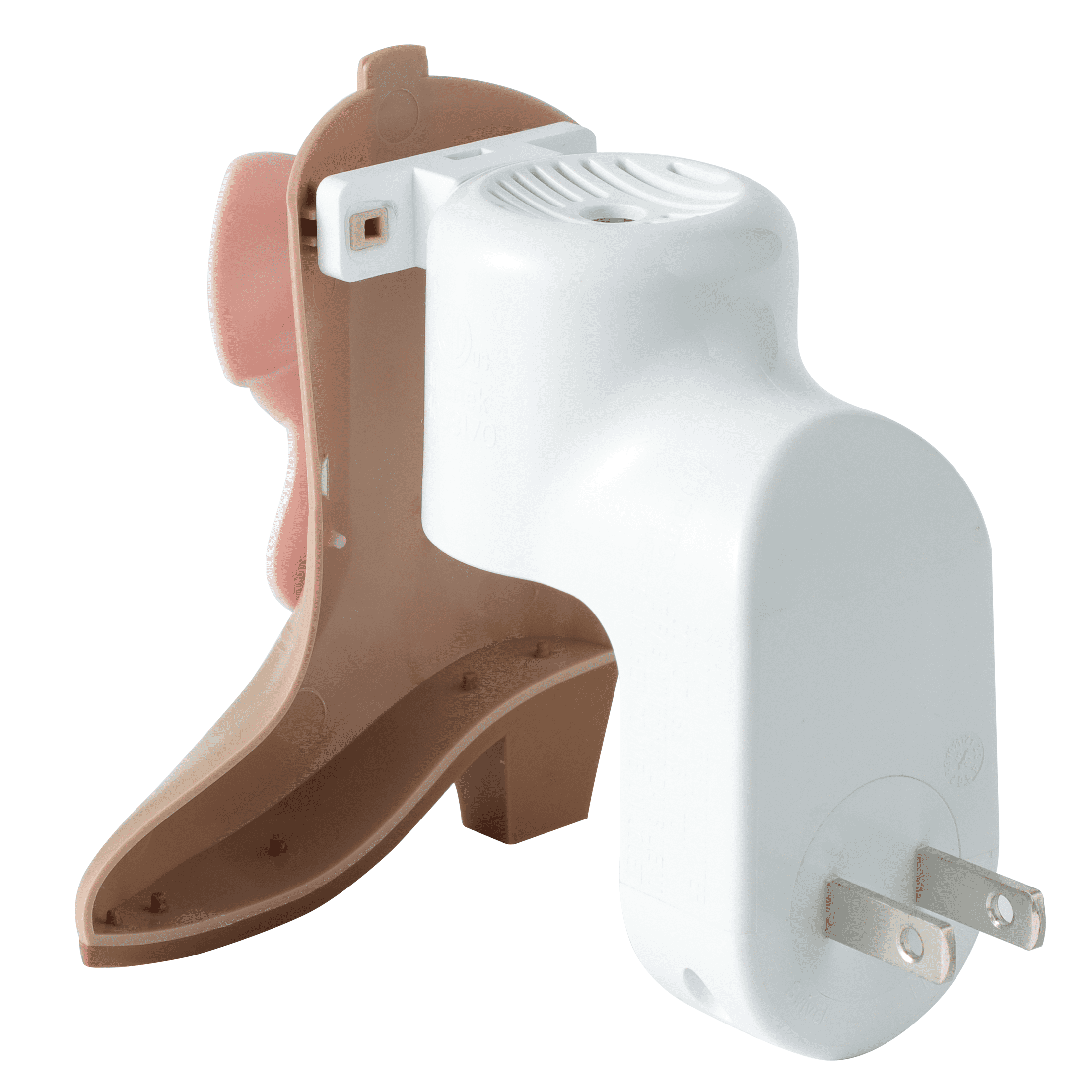 Mainstays Aroma Accents Fragrance Plug-in Boot Design with Pink Bow