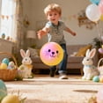 thumbnail image 4 of Way To Celebrate! Light-up Bouncing Ball, Easter, Yellow, Novelty, 4 of 4