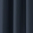 thumbnail image 3 of No. 918 Sora Casual Textured Semi-Sheer Grommet Curtain Panel, 40"x95", Navy Blue, 3 of 5