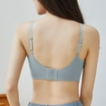 thumbnail image 5 of Tsesme Bras for Women Comfortable Wireless Full Cup Back Closure Jelly Smoothing Bra Support and Lift Bra, 5 of 7