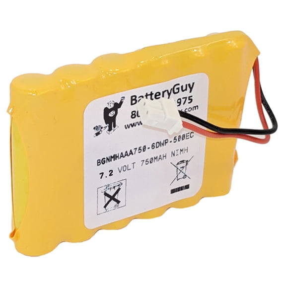BatteryGuy BGNMHAAA750-6DWP-500EC Replacement for the OSA385 battery (rechargeable) - 7.2V 750mAh NiMH
