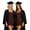 Brown, variant on Uobin Women's Corset Satin Homecoming Dresses for Short Tight Pleated Mini Prom Dresses