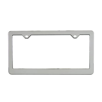 Auto Drive Chrome Metal Automotive Dealer License Plate Frame, 90154W
