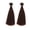 Brown, variant on 2Pcs Synthetic Fiber Fly Tying Materials With Smooth Texture Easy to Use