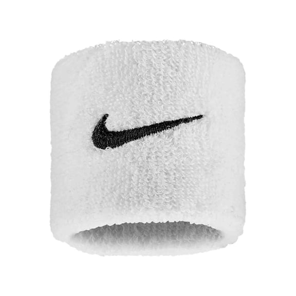 NIKE SWOOSH CLASSIC WRISTBANDS 2PK WHITE/BLACK