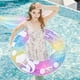 thumbnail image 4 of Flotador de piscina inflable en forma de cola de sirena, flotadores de piscina circular para niños, 4 of 7